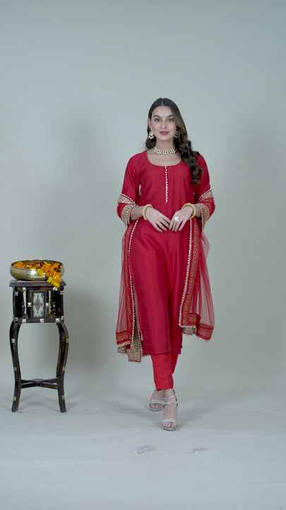 Buy Riara Women's Art Silk Kurti with Pant Regular Straight Suit Polka Dot  Pattern Kurta Set for Ladies (XX-Large, Black) Online at Best Prices in  India - JioMart.
